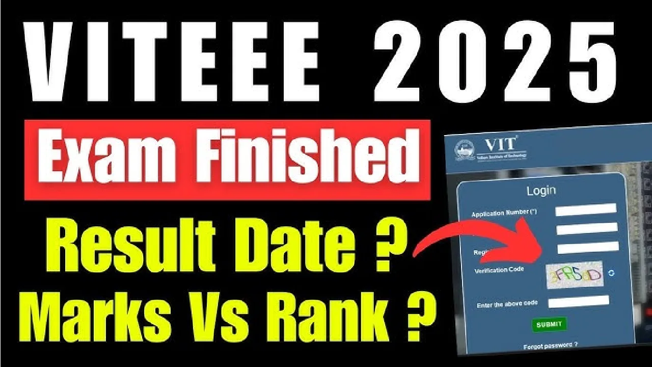 VITEEE Result 2025 Declaration Time_ Get Check Your Rank